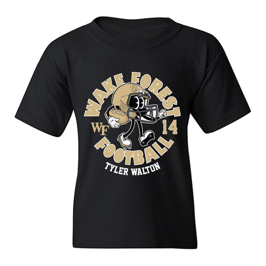 Wake Forest - NCAA Football : Tyler Walton - Fashion Shersey Youth T-Shirt-0