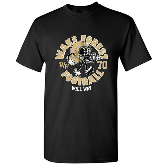 Wake Forest - NCAA Football : Will Way - Fashion Shersey T-Shirt-0