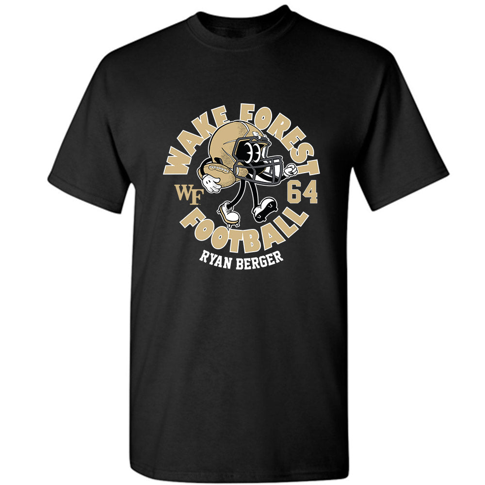 Wake Forest - NCAA Football : Ryan Berger - Fashion Shersey T-Shirt-0