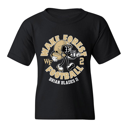 Wake Forest - NCAA Football : Brian Blades II - Fashion Shersey Youth T-Shirt-0