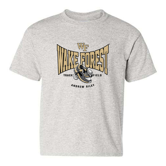 Wake Forest - NCAA Men's Track & Field : Andrew Riley - Fashion Shersey Youth T-Shirt-0