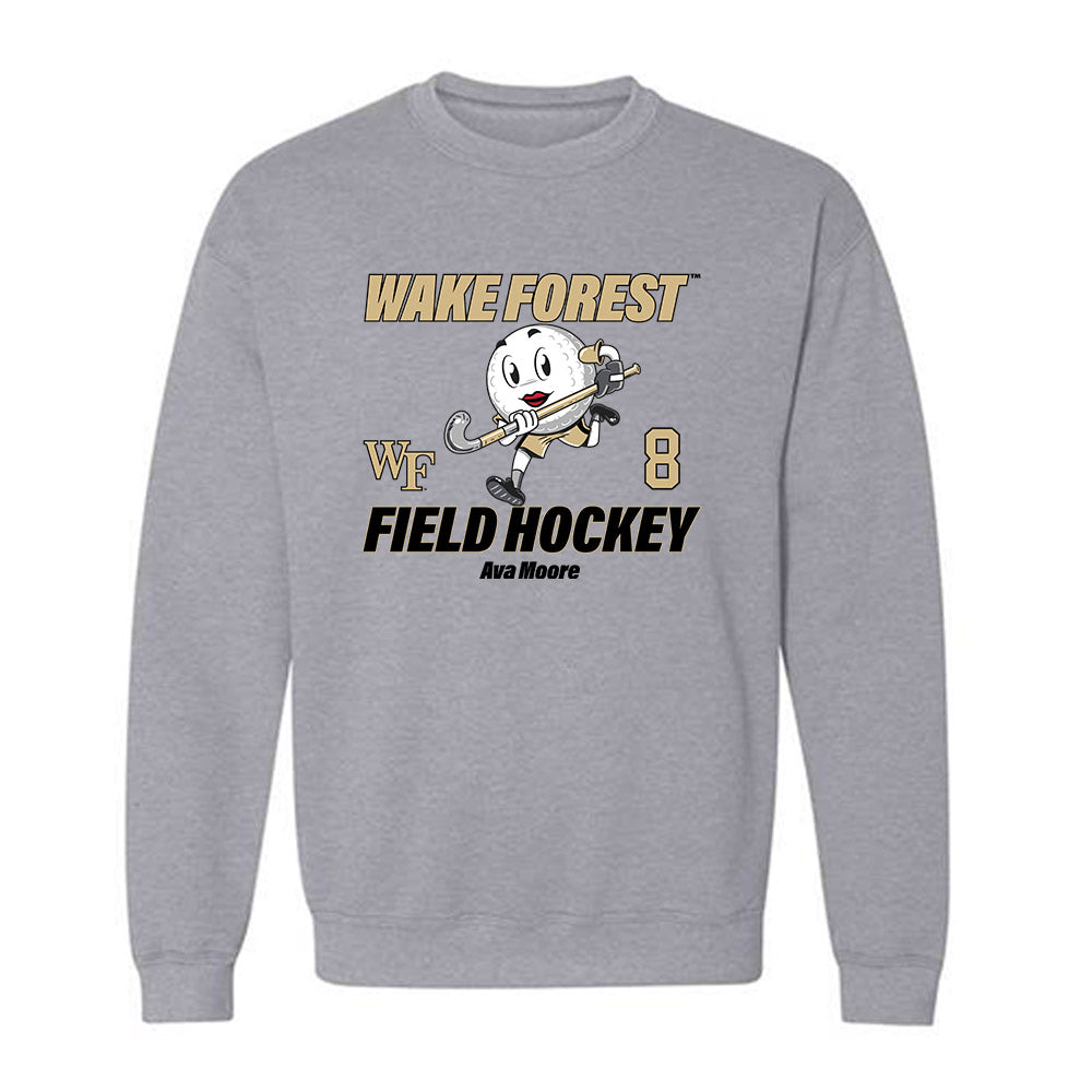Wake Forest - NCAA Women's Field Hockey : Ava Moore - Fashion Shersey Crewneck Sweatshirt-0