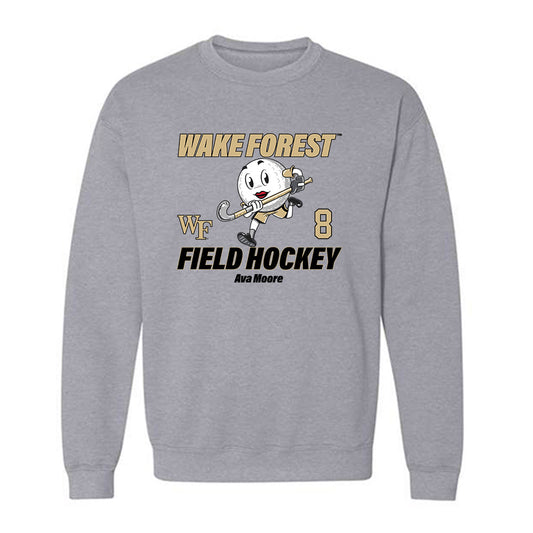 Wake Forest - NCAA Women's Field Hockey : Ava Moore - Fashion Shersey Crewneck Sweatshirt-0
