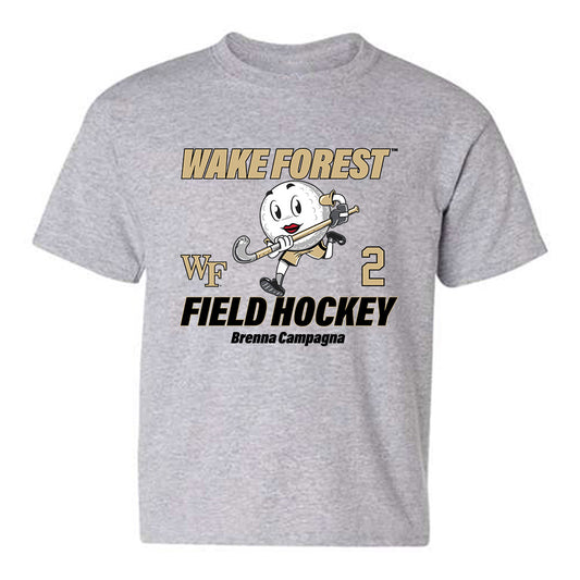 Wake Forest - NCAA Women's Field Hockey : Brenna Campagna - Fashion Shersey Youth T-Shirt-0