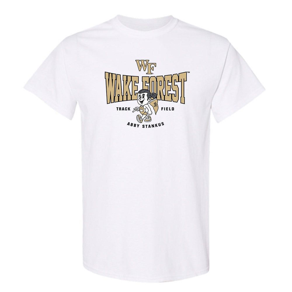 Wake Forest - NCAA Women's Track & Field : Abby Stankus - Fashion Shersey T-Shirt-0