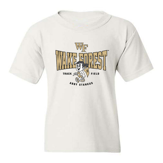 Wake Forest - NCAA Women's Track & Field : Abby Stankus - Fashion Shersey Youth T-Shirt-0