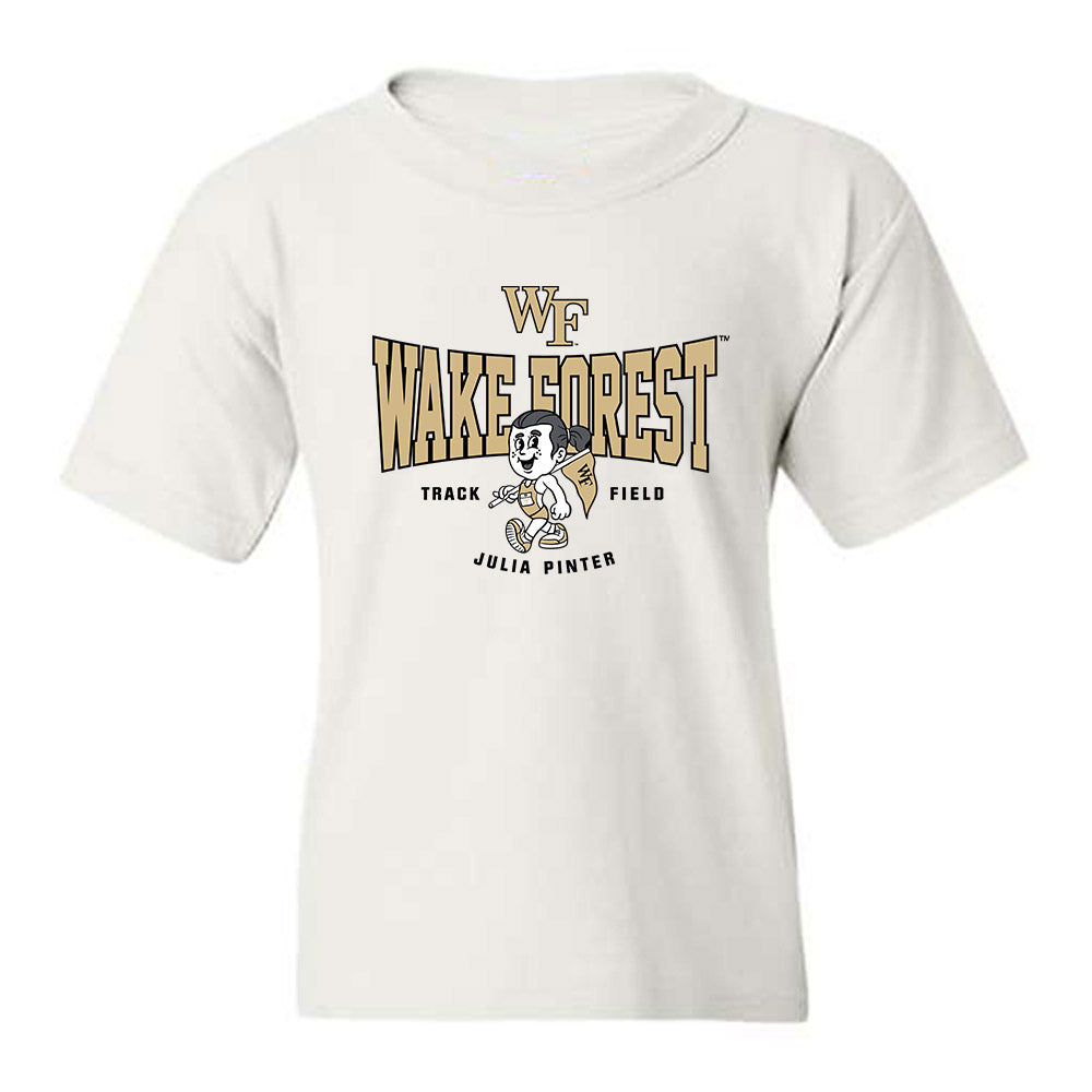 Wake Forest - NCAA Women's Track & Field : Julia Pinter - Fashion Shersey Youth T-Shirt-0