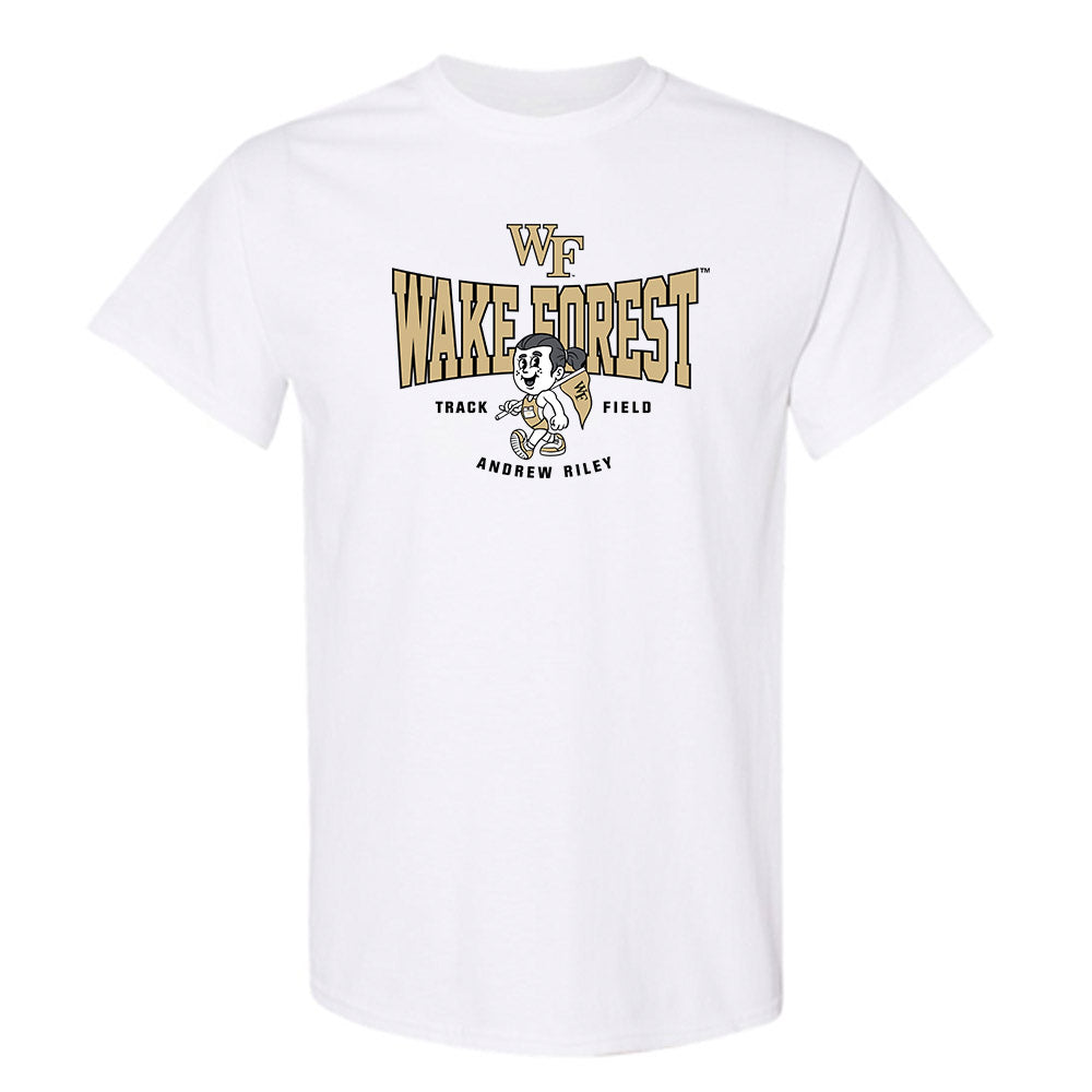 Wake Forest - NCAA Men's Track & Field : Andrew Riley - Fashion Shersey T-Shirt-0