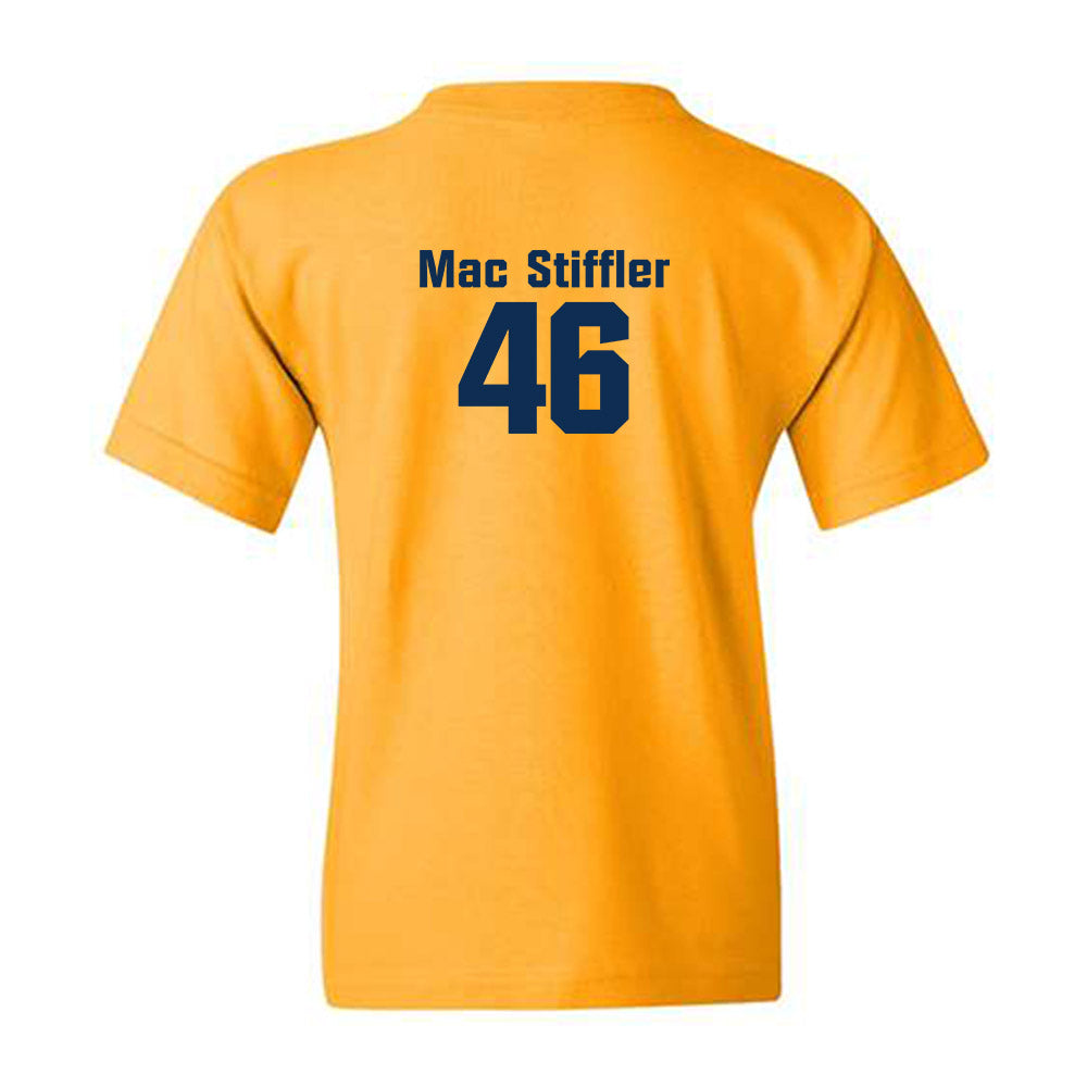 West Virginia - NCAA Baseball : Mac Stiffler - Fashion Shersey Youth T-Shirt-1