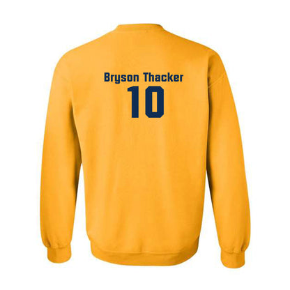 West Virginia - NCAA Baseball : Bryson Thacker - Fashion Shersey Crewneck Sweatshirt-1