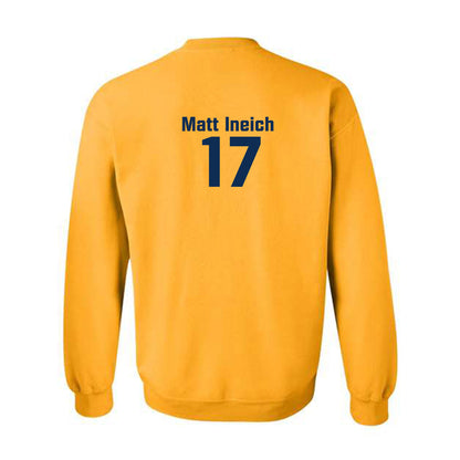West Virginia - NCAA Baseball : Matt Ineich - Fashion Shersey Crewneck Sweatshirt-1