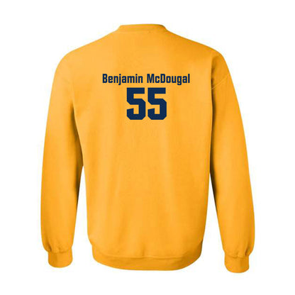 West Virginia - NCAA Baseball : Benjamin McDougal - Fashion Shersey Crewneck Sweatshirt-1