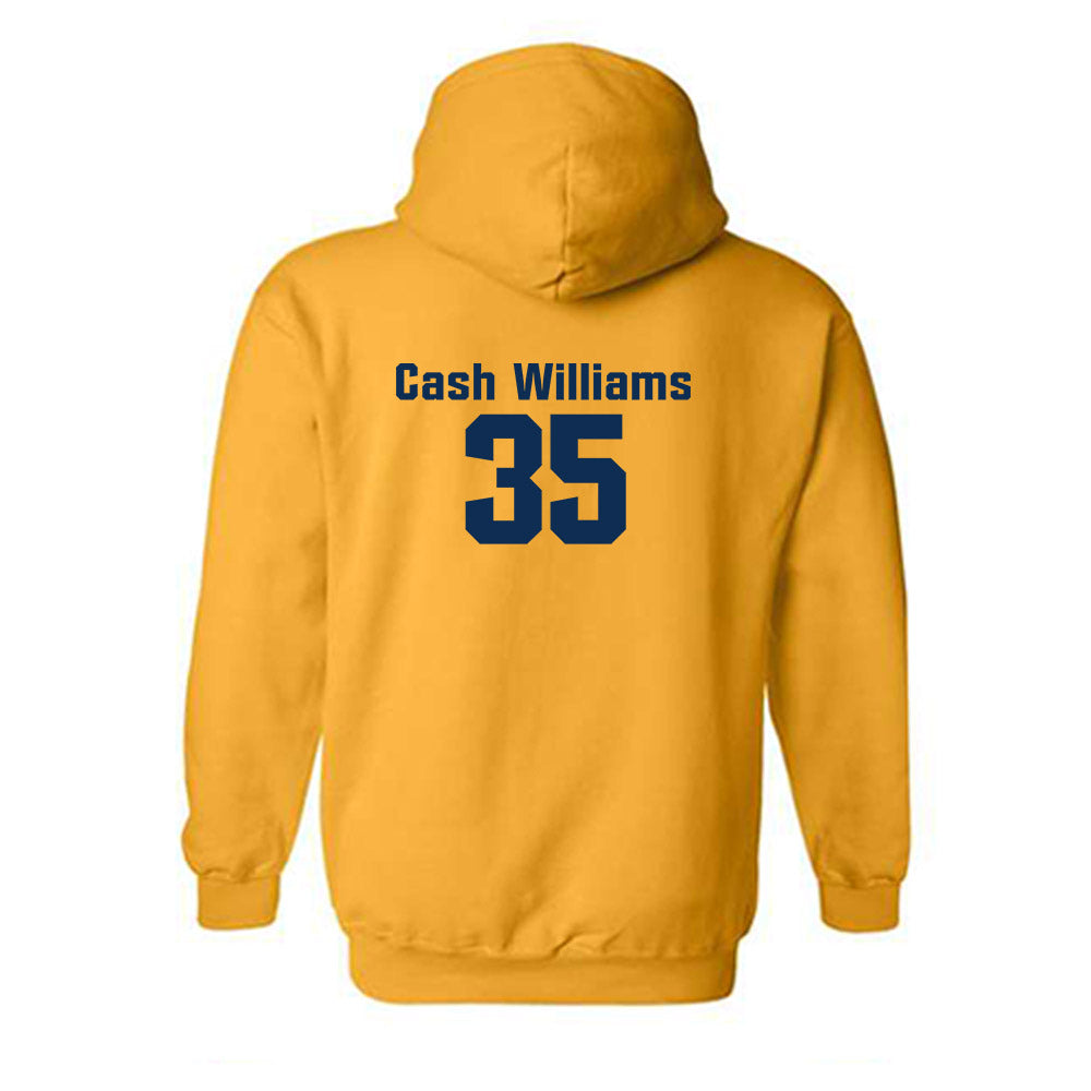 West Virginia - NCAA Baseball : Cash Williams - Fashion Shersey Hooded Sweatshirt-1