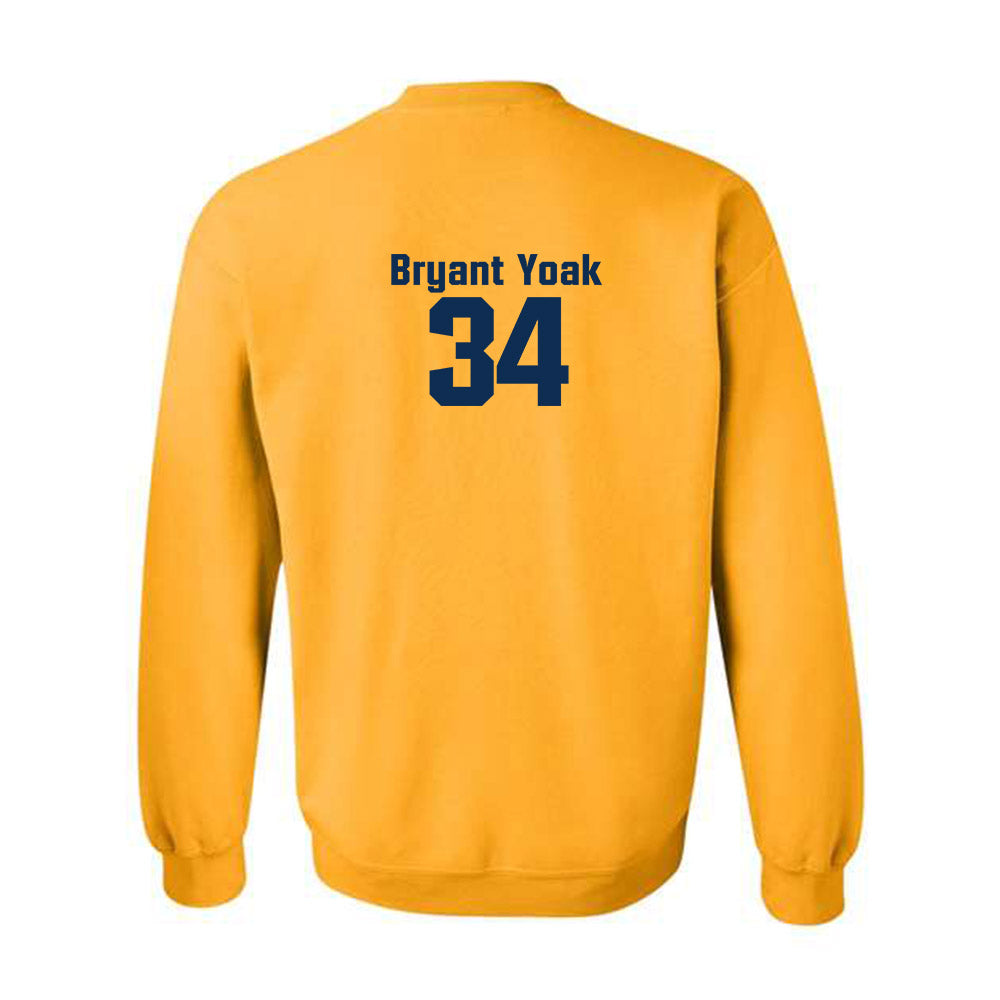 West Virginia - NCAA Baseball : Bryant Yoak - Fashion Shersey Crewneck Sweatshirt-1