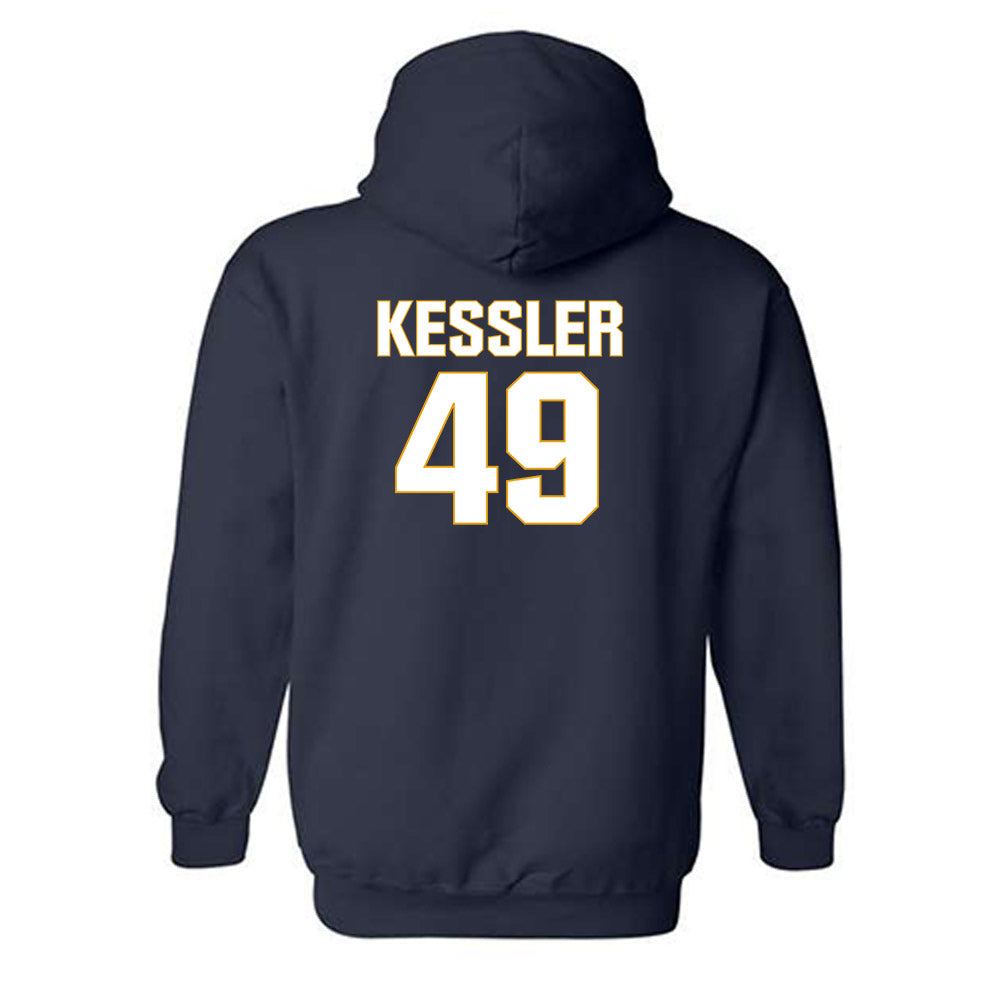 West Virginia - NCAA Football : Carter Kessler - Fashion Shersey Hooded Sweatshirt-1