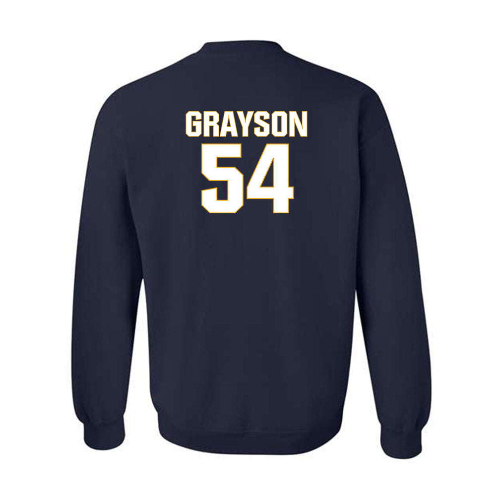 West Virginia - NCAA Football : Amare Grayson - Fashion Shersey Crewneck Sweatshirt-1
