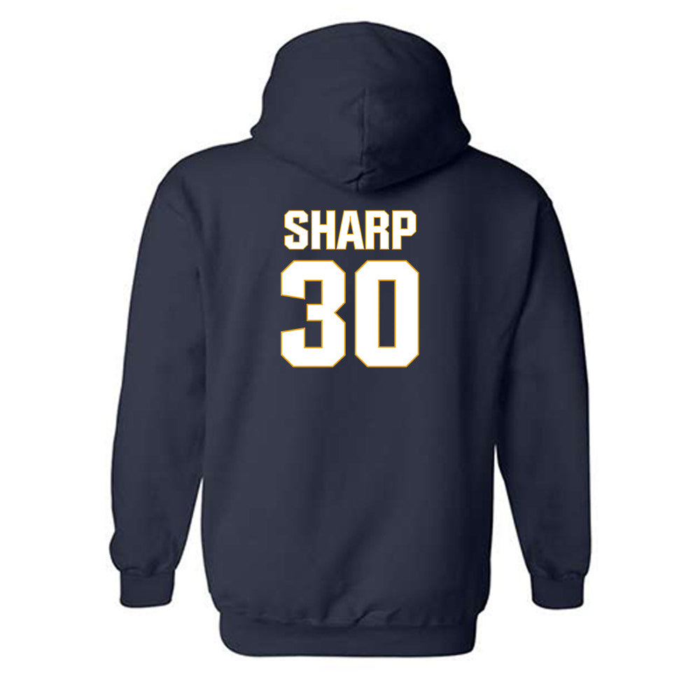 West Virginia - NCAA Football : Antoine Sharp - Fashion Shersey Hooded Sweatshirt-1