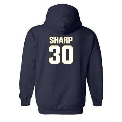 West Virginia - NCAA Football : Antoine Sharp - Fashion Shersey Hooded Sweatshirt-1