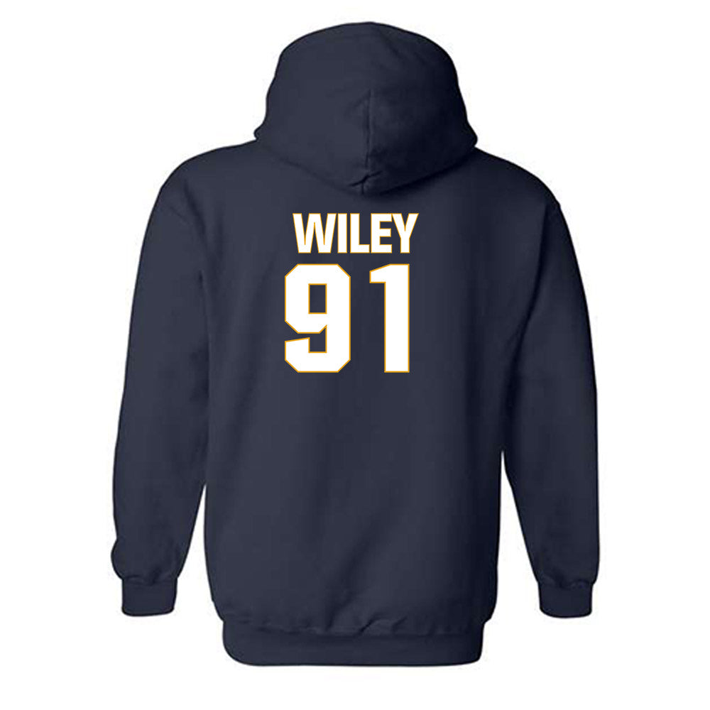 West Virginia - NCAA Football : Darius Wiley - Fashion Shersey Hooded Sweatshirt-1