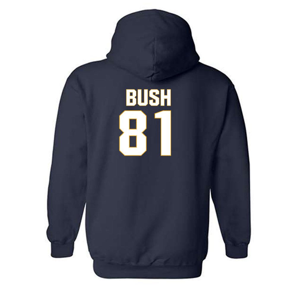 West Virginia - NCAA Football : Kade Bush - Fashion Shersey Hooded Sweatshirt-1