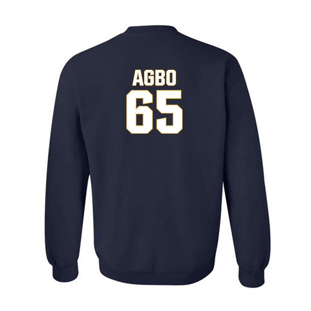 West Virginia - NCAA Football : Malik Agbo - Fashion Shersey Crewneck Sweatshirt-1