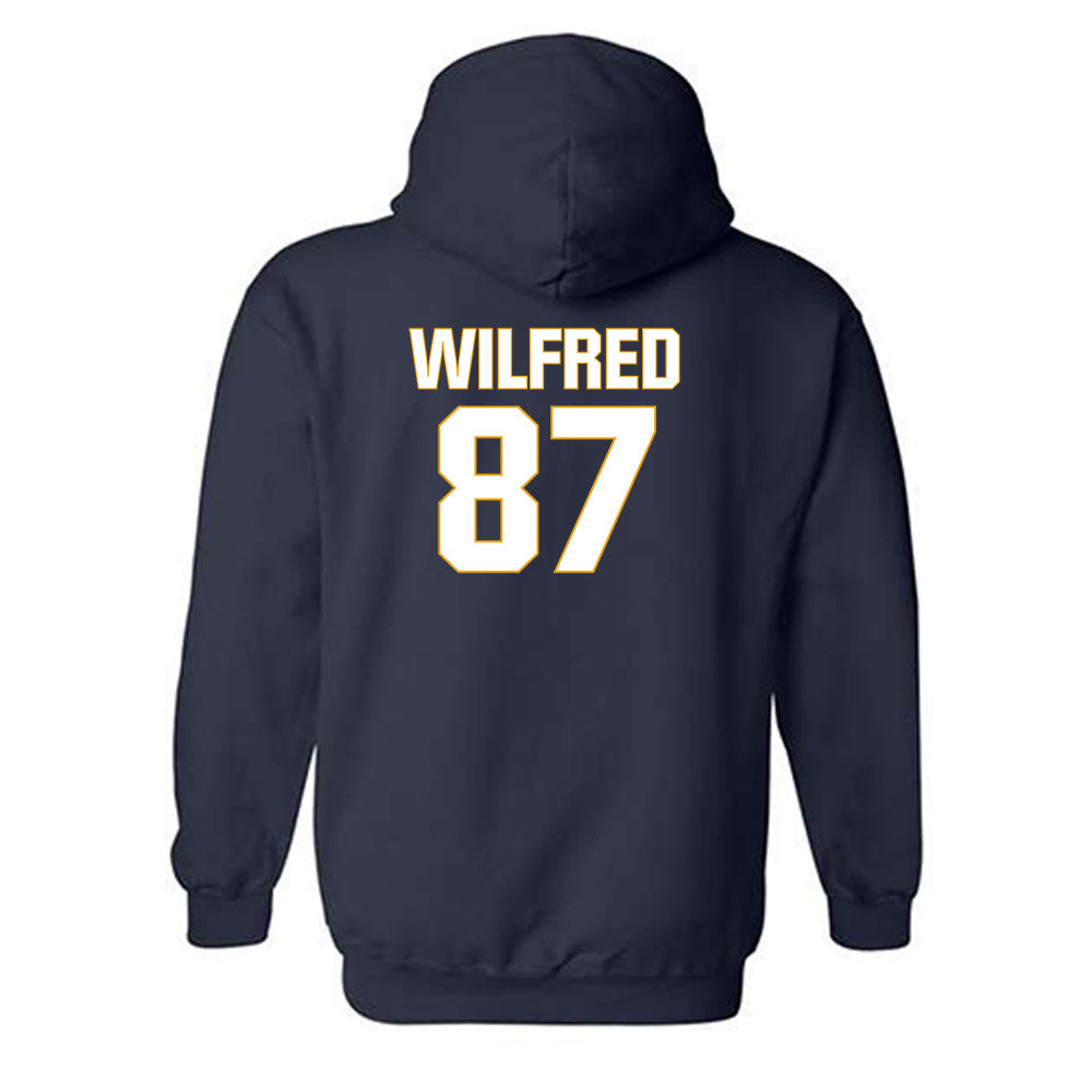 West Virginia - NCAA Football : Greg Wilfred - Fashion Shersey Hooded Sweatshirt-1