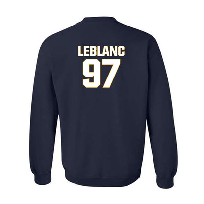 West Virginia - NCAA Football : Will LeBlanc - Fashion Shersey Crewneck Sweatshirt-1