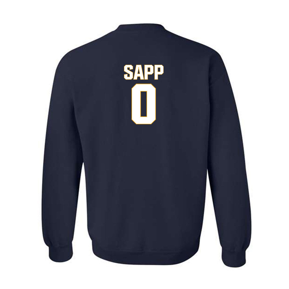 West Virginia - NCAA Football : Josh Sapp - Fashion Shersey Crewneck Sweatshirt-1