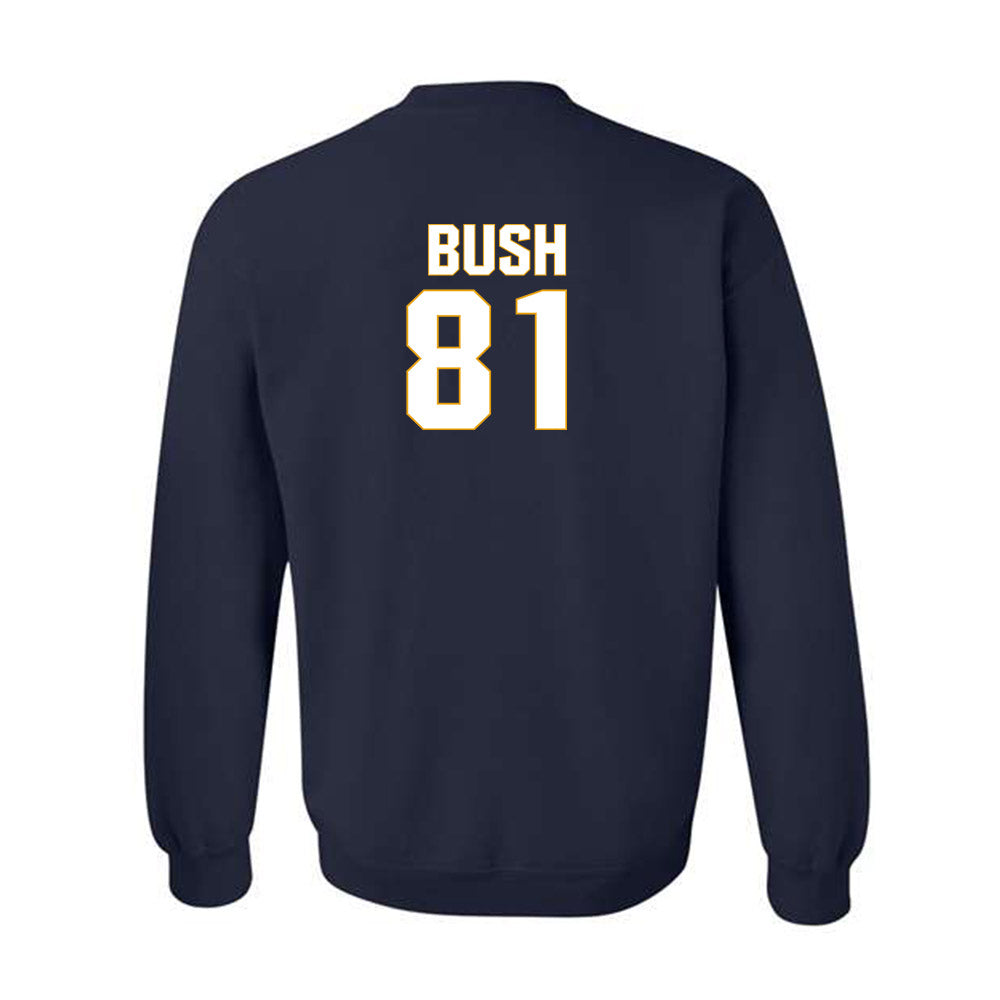 West Virginia - NCAA Football : Kade Bush - Fashion Shersey Crewneck Sweatshirt-1