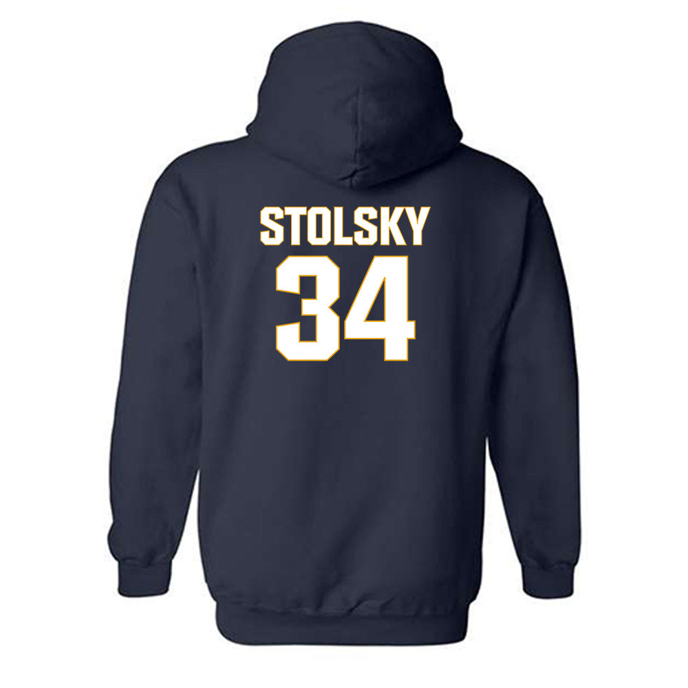 West Virginia - NCAA Football : Tyler Stolsky - Fashion Shersey Hooded Sweatshirt-1