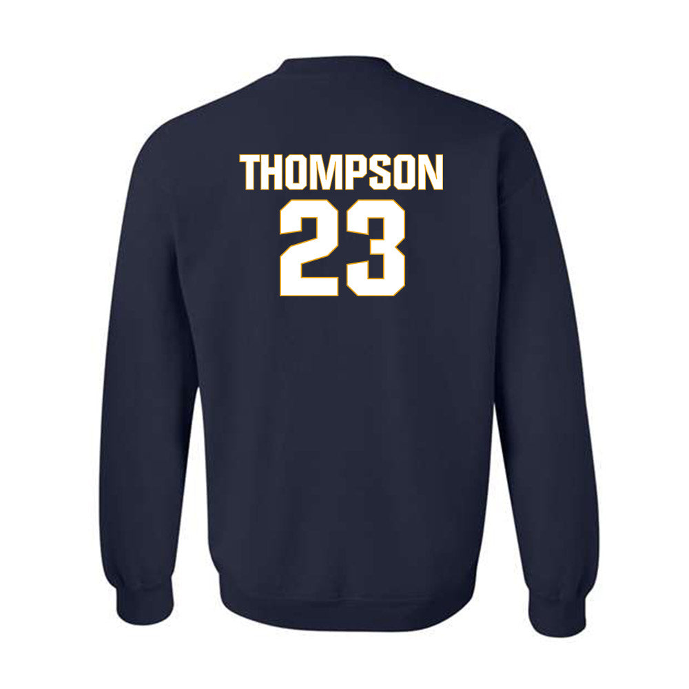 West Virginia - NCAA Football : Malachi Thompson - Fashion Shersey Crewneck Sweatshirt-1