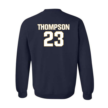 West Virginia - NCAA Football : Malachi Thompson - Fashion Shersey Crewneck Sweatshirt-1