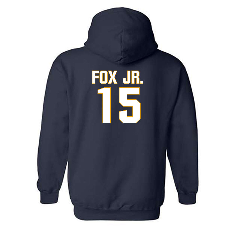 West Virginia - NCAA Football : Scotty Fox Jr. - Fashion Shersey Hooded Sweatshirt-1