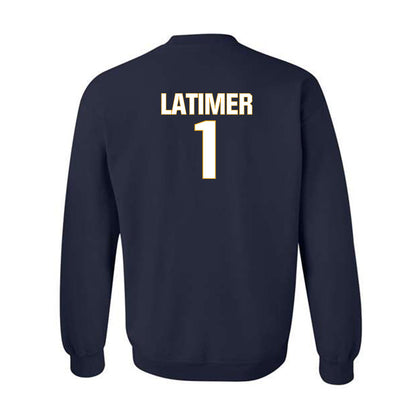 West Virginia - NCAA Football : Amari Latimer - Fashion Shersey Crewneck Sweatshirt-1