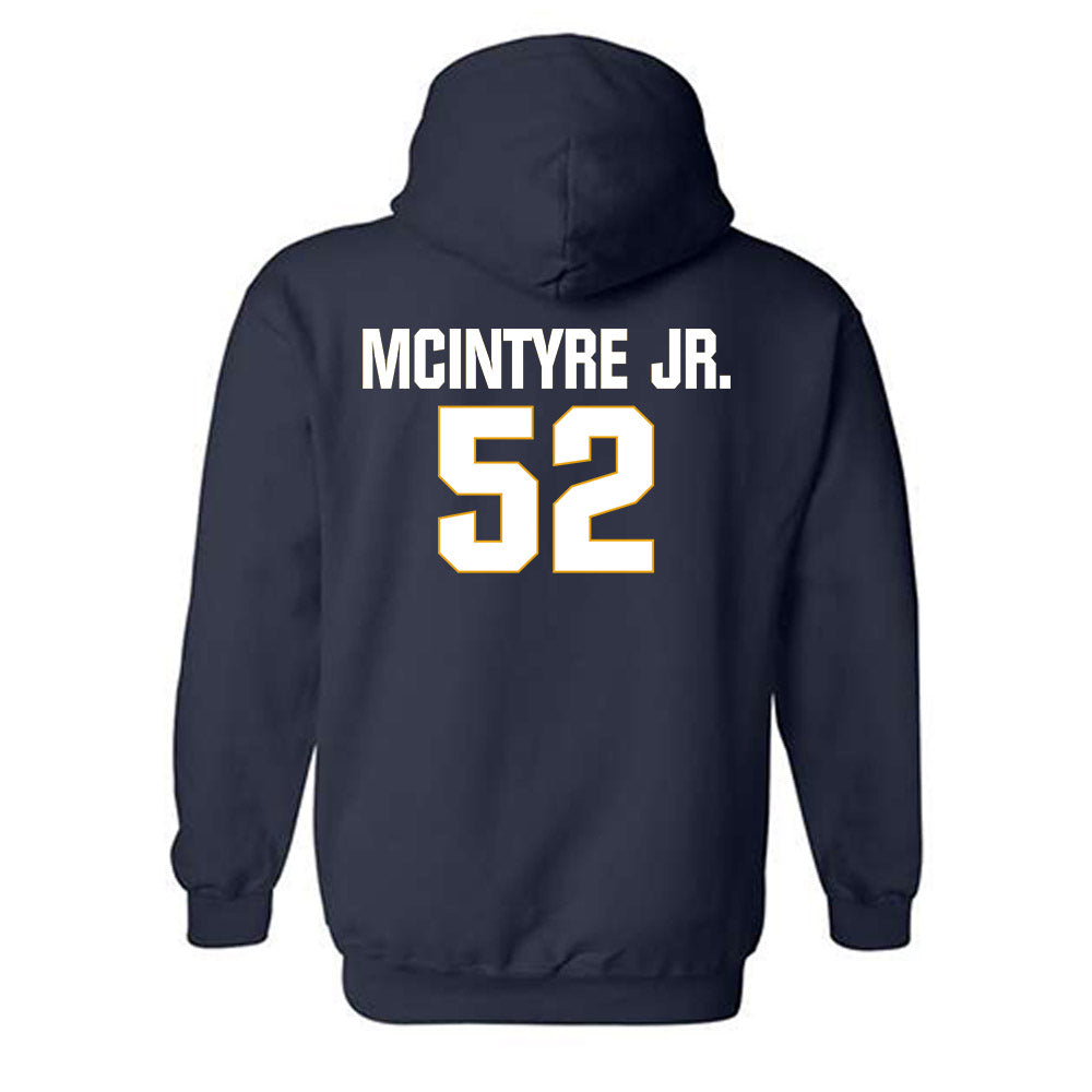 West Virginia - NCAA Football : Corey McIntyre Jr. - Fashion Shersey Hooded Sweatshirt-1