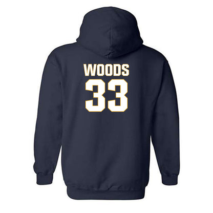 West Virginia - NCAA Football : Ashton Woods - Fashion Shersey Hooded Sweatshirt-1