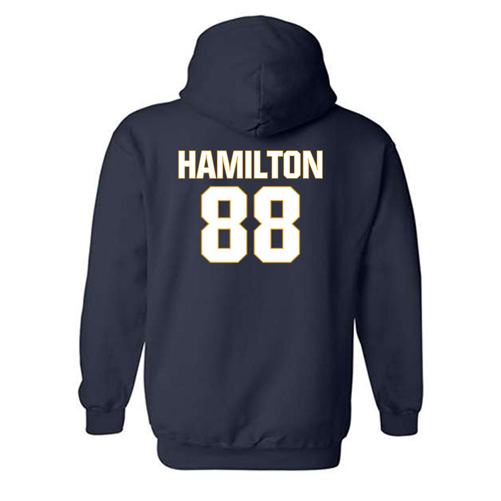 West Virginia - NCAA Football : Sam Hamilton - Fashion Shersey Hooded Sweatshirt-1