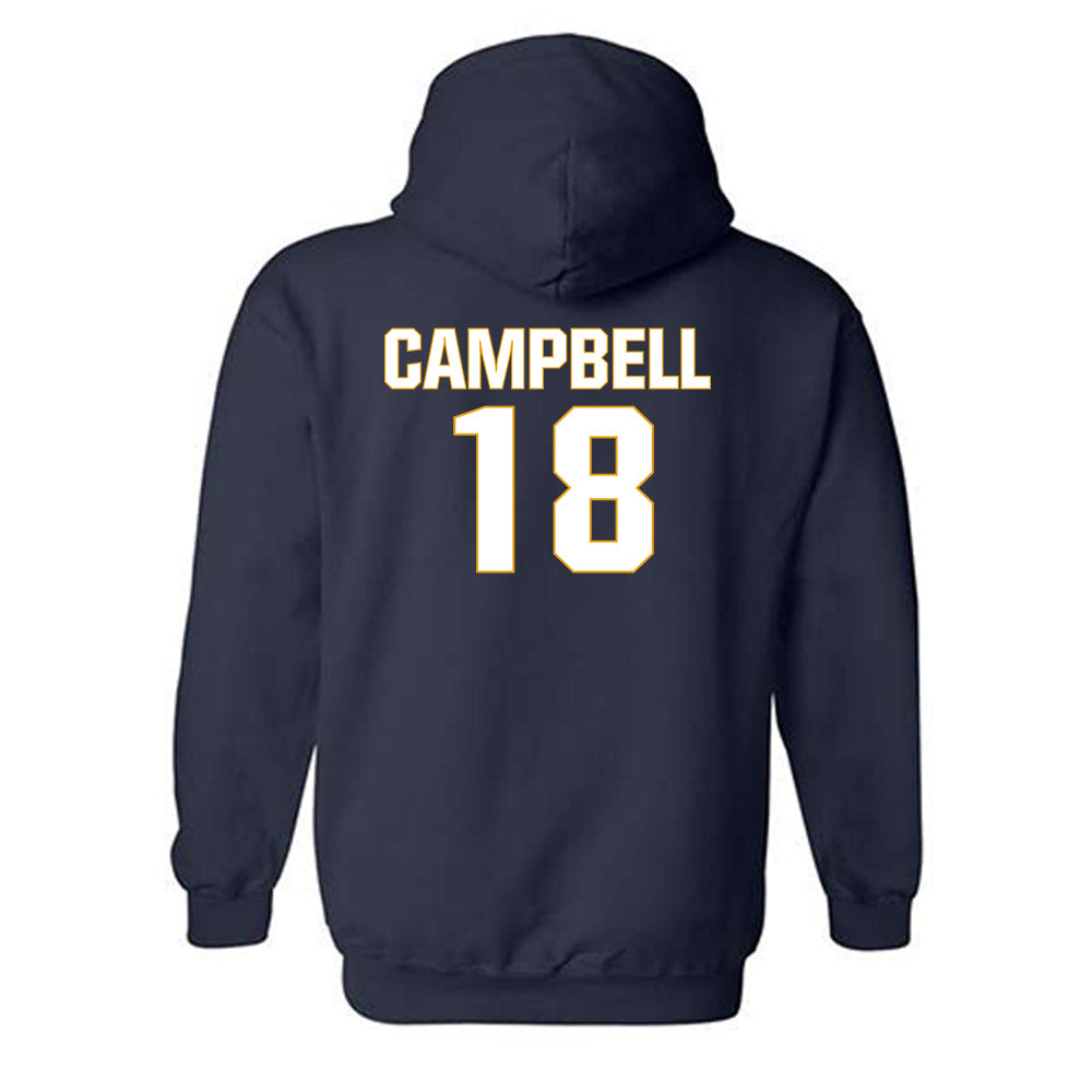 West Virginia - NCAA Football : Ezekiel Campbell - Fashion Shersey Hooded Sweatshirt-1
