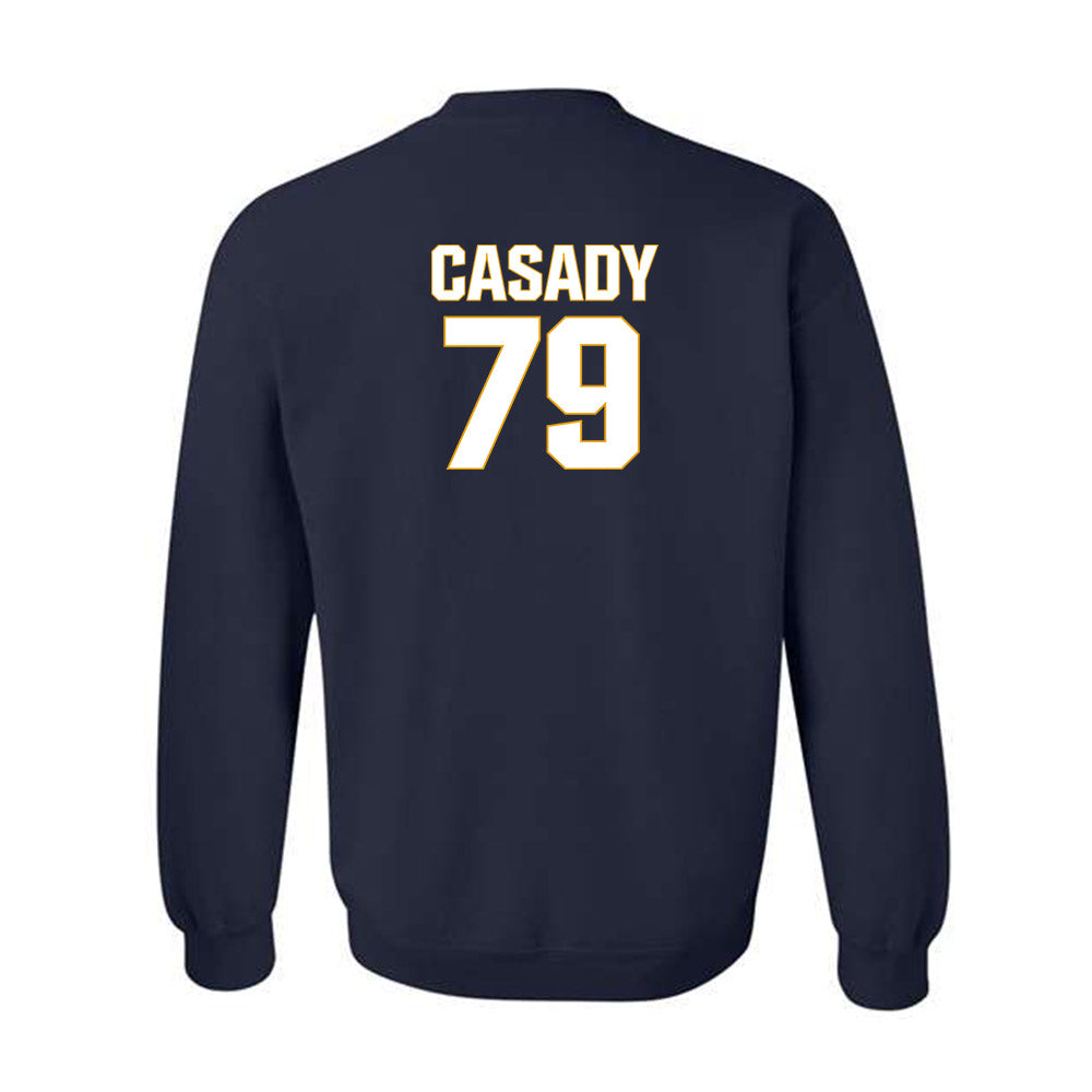 West Virginia - NCAA Football : Carsten Casady - Fashion Shersey Crewneck Sweatshirt-1