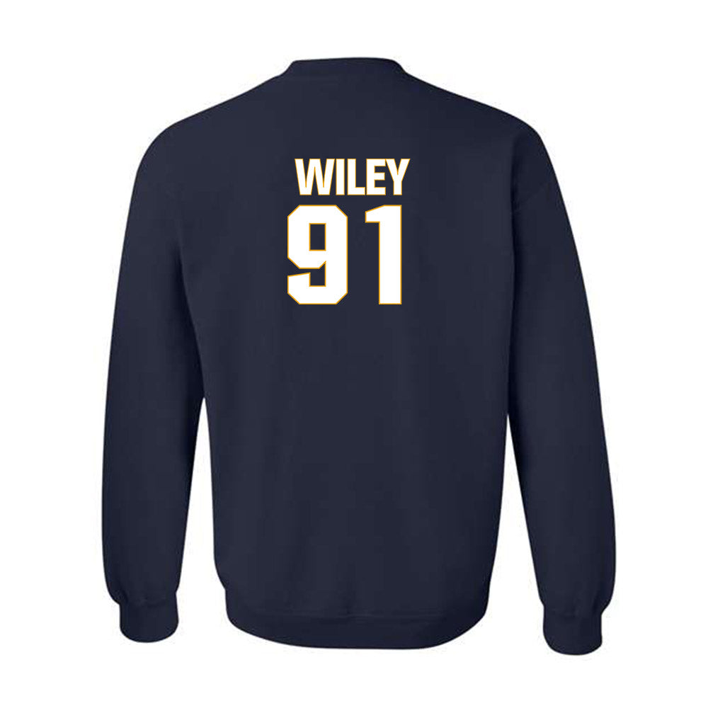 West Virginia - NCAA Football : Darius Wiley - Fashion Shersey Crewneck Sweatshirt-1