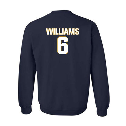 West Virginia - NCAA Football : DaMare Williams - Fashion Shersey Crewneck Sweatshirt-1