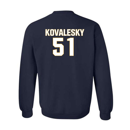 West Virginia - NCAA Football : Raymond Kovalesky - Fashion Shersey Crewneck Sweatshirt-1