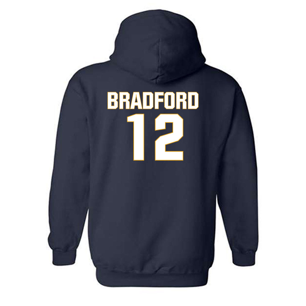 West Virginia - NCAA Football : Jacob Bradford - Fashion Shersey Hooded Sweatshirt-1