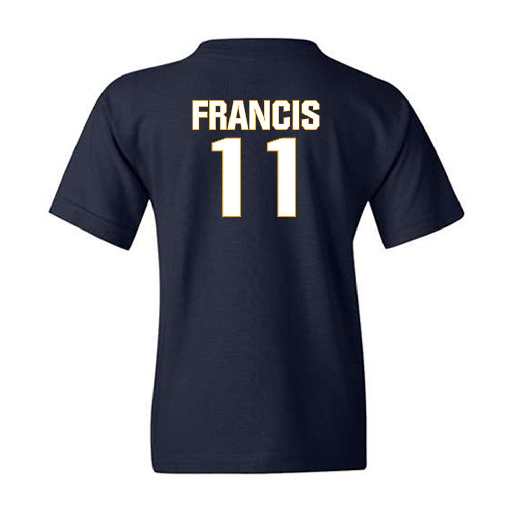 West Virginia - NCAA Football : TaRon Francis - Fashion Shersey Youth T-Shirt-1