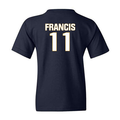 West Virginia - NCAA Football : TaRon Francis - Fashion Shersey Youth T-Shirt-1