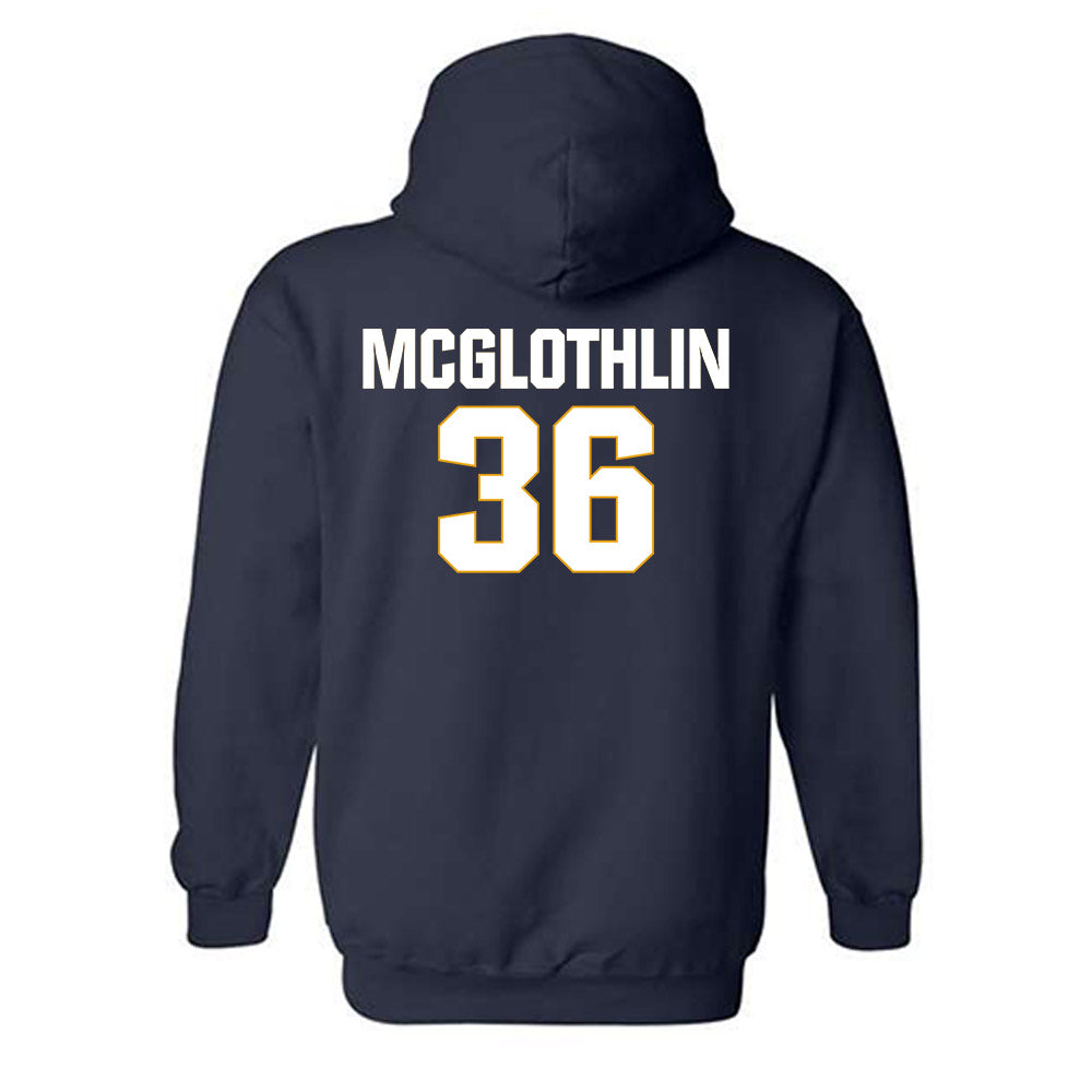 West Virginia - NCAA Football : Trey Mcglothlin - Fashion Shersey Hooded Sweatshirt-1