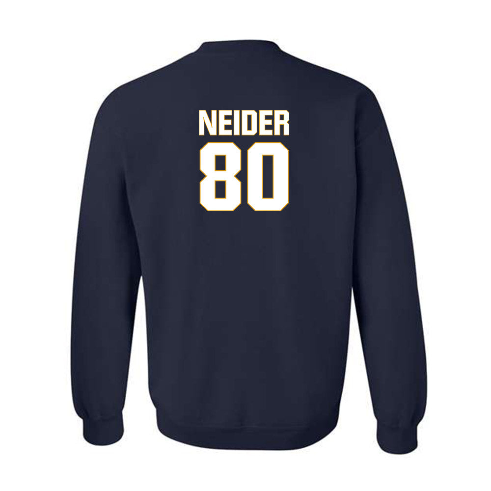 West Virginia - NCAA Football : John Neider - Fashion Shersey Crewneck Sweatshirt-1