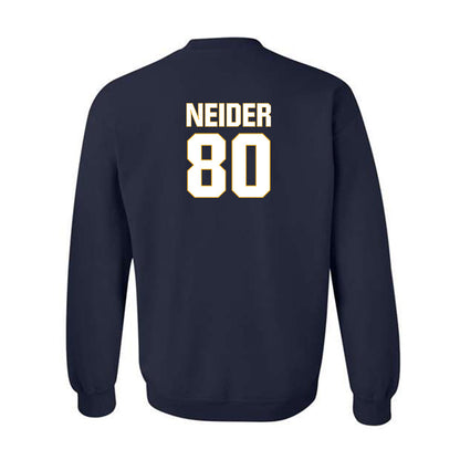 West Virginia - NCAA Football : John Neider - Fashion Shersey Crewneck Sweatshirt-1