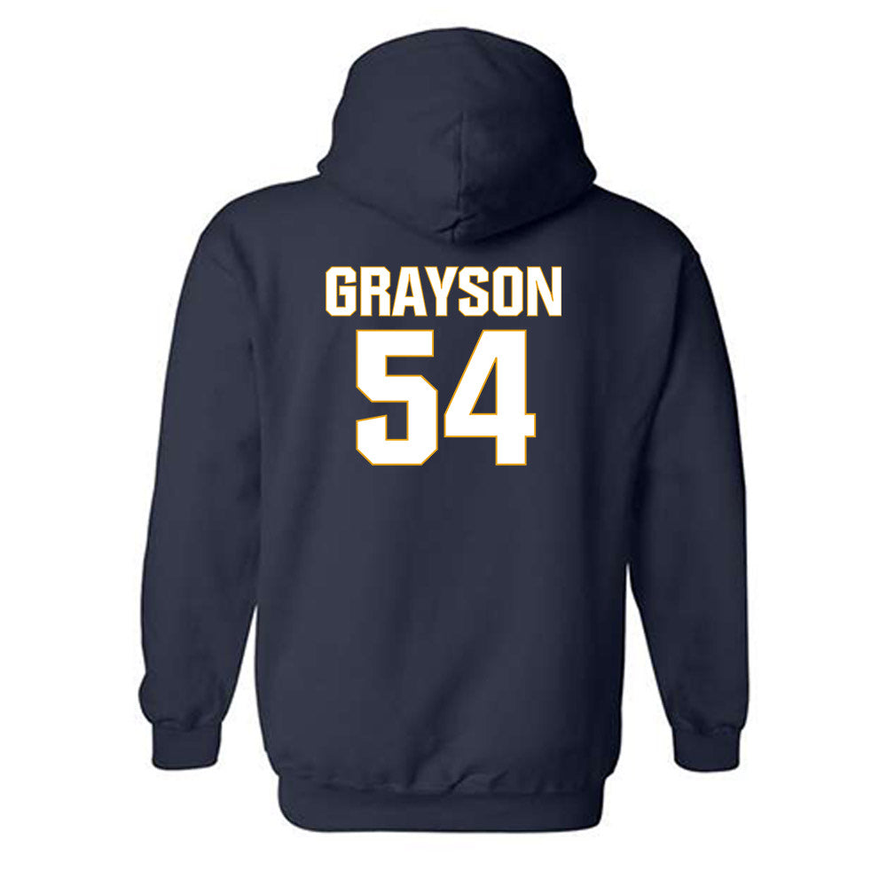 West Virginia - NCAA Football : Amare Grayson - Fashion Shersey Hooded Sweatshirt-1