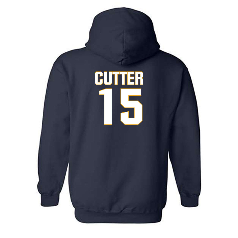 West Virginia - NCAA Football : Ben Cutter - Hooded Sweatshirt Fashion Shersey